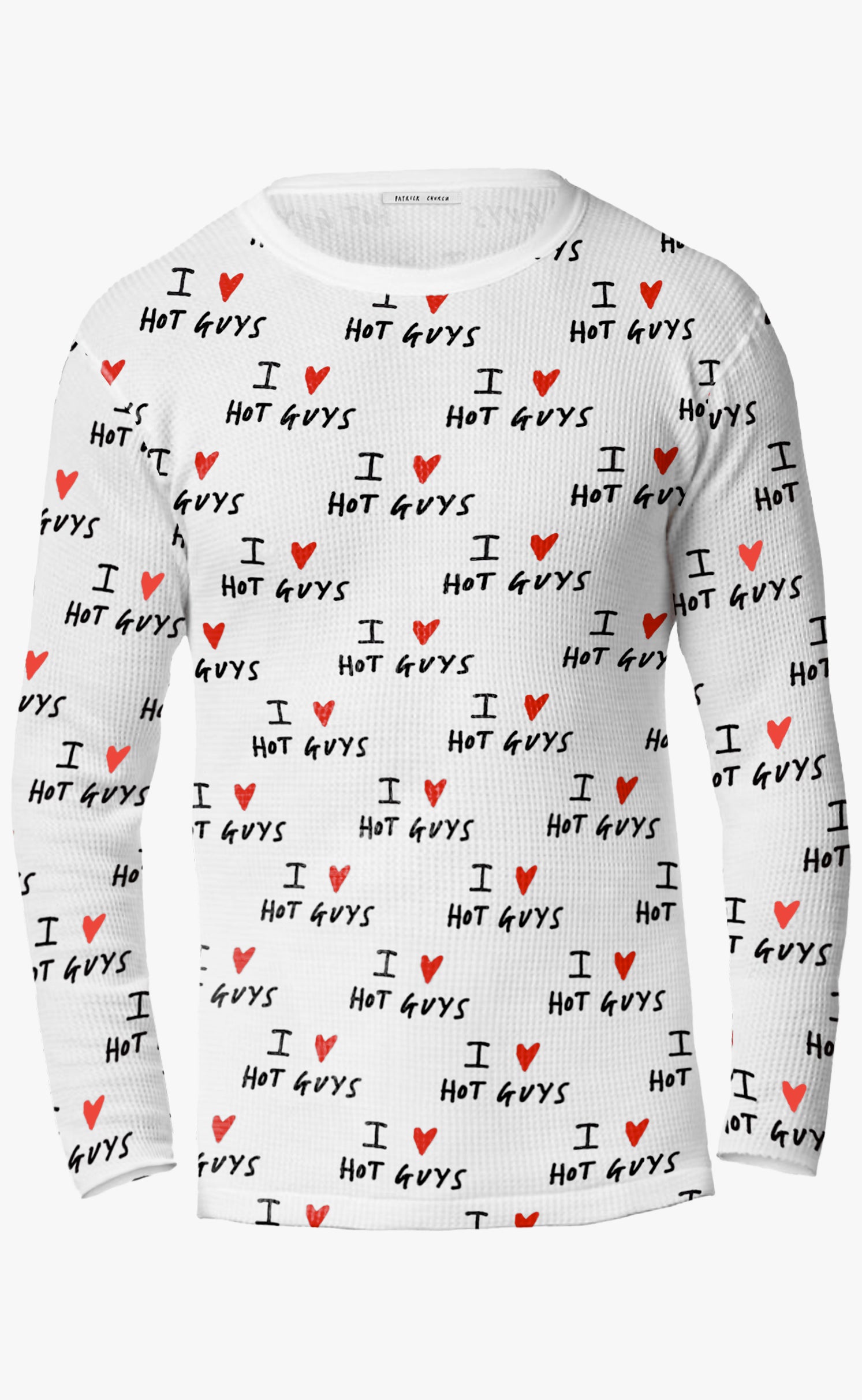 'I ❤️ HOT GUYS' Thermal Shirt