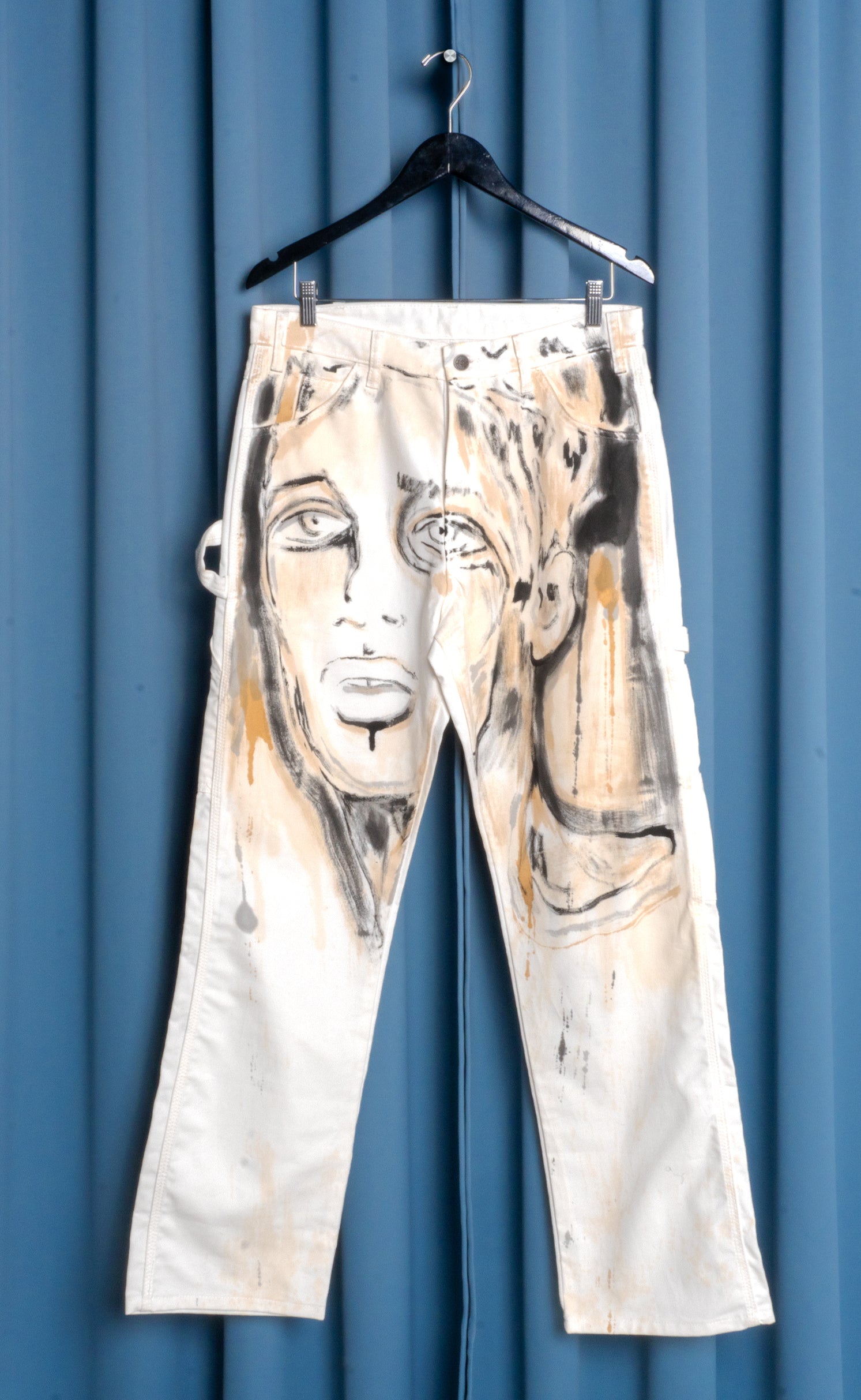 Hand Painted 'Dearest Boy' Pant - 32 Waist