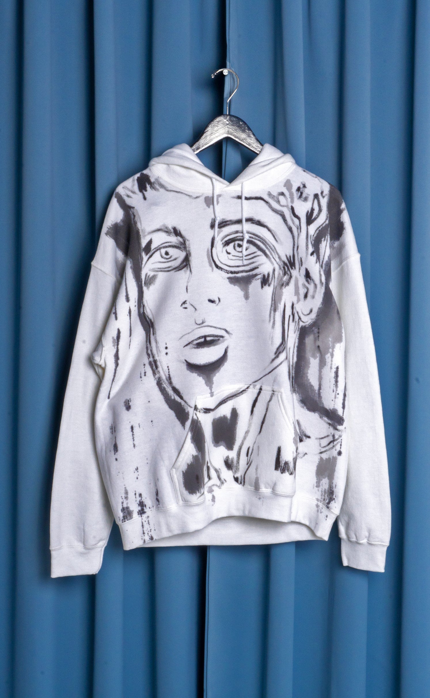 Hand Painted 'Dearest Boy' Hoodie - Large